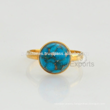 Silver Gold Plating Gemstone Rings, Silver Gemstone Jewelry Supplier